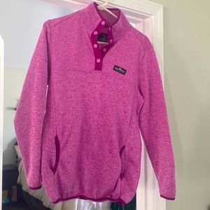 Simply Souther pullover pink/purple size Medium with pockets.